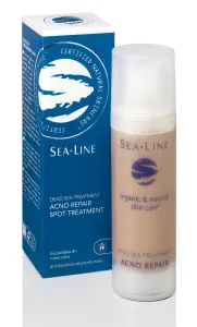 SEA LINE Dead Sea Treatment Acno Repair atkurianti ir maskuojanti priežiūros priemonė į spuogus ir inkštirus linkusiai odai 35ml