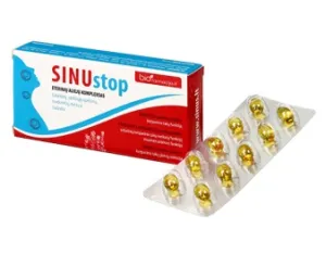 Maisto papildas SINUstop 400mg minkštosios kapsulės N20
