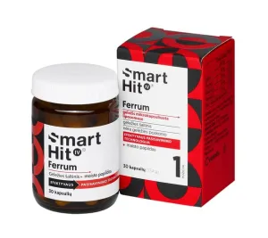 Maisto papildas SmartHit IV Ferrum kapsulės N30
