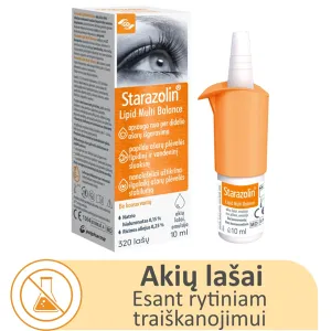 STARAZOLIN Lipid Multi Balance akių lašai, emulsija 10ml