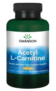 Maisto papildas SWANSON Acetyl L-karnitinas 500mg N100