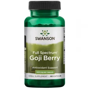 Maisto papildas SWANSON GOJI BERRY 500mg N60