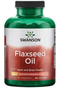 Maisto papildas SWANSON LINŲ SĖMENŲ ALIEJUS 1000mg N100