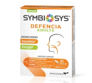 Maisto papildas SYMBIOSYS Defencia Adulte kapsulės N30