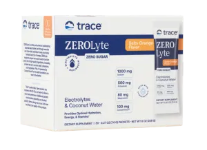 Maisto papildas TRACE MINERALS ZeroLyte Elektrolitai be cukraus milteliai pakeliuose N30