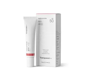 TRANSPARENT Lab Lip Tinted Gloss SPF50 lūpų balzamas su atspalviu - Cherry 15ml