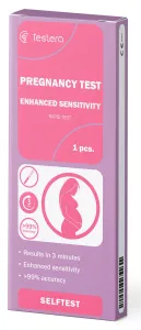 TESTERA nėštumo testas (juostelės)  1 vnt.