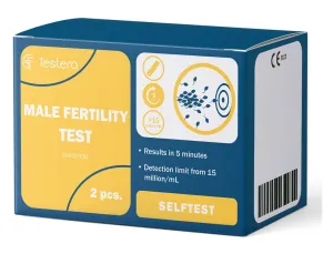 TESTERA vyrų vaisingumo testas 2 vnt.