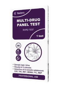 TESTERA Kelių narkotinių medžiagų panelės testas (6 narkotinių medžiagų) N1