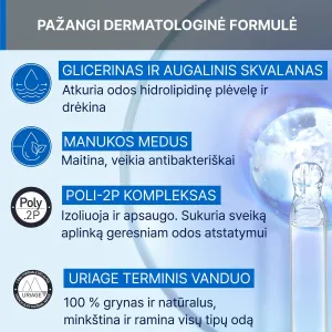 URIAGE Bariederm kremas rankoms 50ml