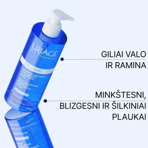 URIAGE D. S. Hair švelnus balansuojamasis šampūnas 500ml