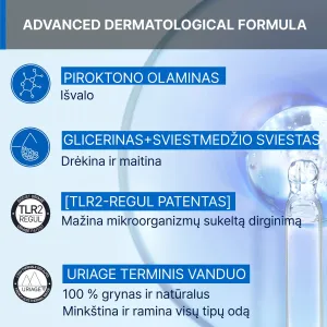 URIAGE D. S. emulsija pleiskanojančiai odai 40ml
