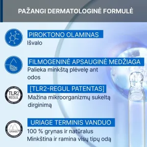 URIAGE D. S. valomasis gelis sausai ir sudirgusiai odai 150ml