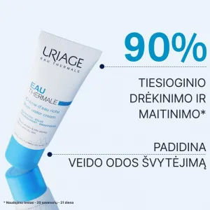 URIAGE Eau Thermale Rich kremas drėkinamasis 40ml