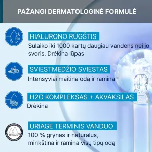 URIAGE Eau Thermale Rich kremas drėkinamasis 40ml