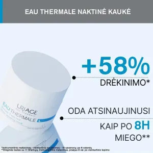 URIAGE Eau Thermale kaukė veidui naktinė 50ml