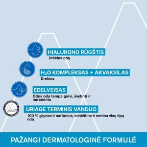 URIAGE Eau Thermale kaukė veidui naktinė 50ml