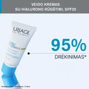 URIAGE Eau Thermale kremas drėkinamasis SPF20 40ml