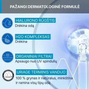 URIAGE Eau Thermale kremas drėkinamasis SPF20 40ml