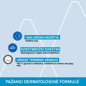 URIAGE Eau Thermale pienelis kūnui švelnus 500ml