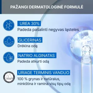 URIAGE gelis-kremas kūnui KERATOSANE  30 40ml