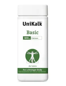 Maisto papildas UniKalk Calcium Basic tabletės N180