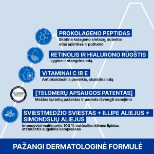 URIAGE Age Absolu regeneruojamasis veido kremas Rose 50ml