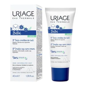 URIAGE Baby Soin Croutes De Lait pleiskanų luobelei šalinti kremas 40ml