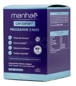 Maisto papildas VITAVEA Manhaé Cap expert gražių plaukų ekspertas N120