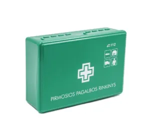 Vaistinėlė pirmos pagalbos rinkinys plastikiniame dėkle (Atitinka SAM Nr. V - 2876)