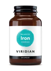 Maisto papildas VIRIDIAN Balanced Iron Complex kapsulės N30