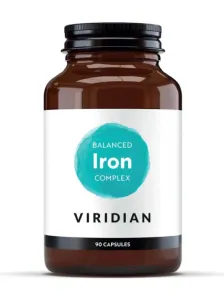 Maisto papildas VIRIDIAN Balanced Iron Complex kapsulės N90