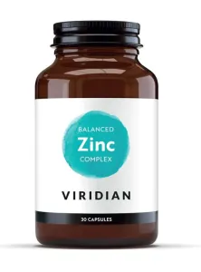 Maisto papildas VIRIDIAN Balanced Zinc Complex kapsulės N30