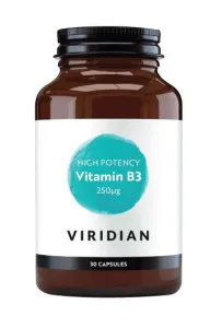 Maisto papildas VIRIDIAN High Potency Vitamin B3 kapsulės N30