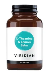 Maisto papildas VIRIDIAN L - Theanine and Lemon Balm kapsulės N30