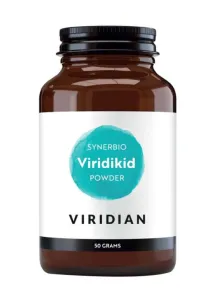 Maisto papildas VIRIDIAN Synerbio Children’s Powder prebiotikų ir probiotikų mišinys su Vit C 50g