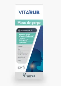 Maisto papildas VITAVEA VITA’RUB purškalas gerklės komfortui 15ml