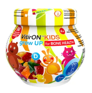 Maisto papildas VITIRON KIDS grow UP kaulams kramtomieji guminukai N50