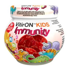 Maisto papildas VITIRON KIDS Immunity kramtomieji guminukai N50