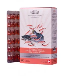 Maisto papildas VIVASAN Omega-3 Forte N90