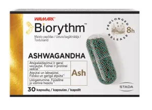 Maisto papildas WALMARK BIORYTHM ASHWAGANDHA kapsulės N30