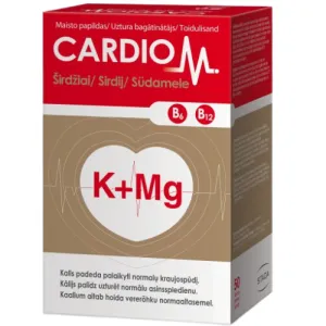 Maisto papildas CardioM K+Mg tabletės N50