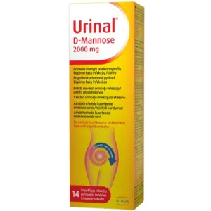 WALMARK Urinal D-mannose 2000mg šnypščios tabletės N14