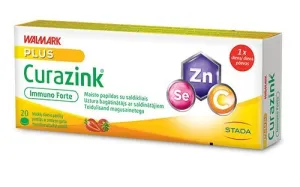 Maisto papildas WALMARK Curazink Immuno Forte pastilės N20
