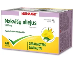 Maisto papildas WALMARK Nakvišų aliejus 1000mg N60