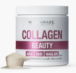 Maisto papildas WELLaware COLLAGEN BEAUTY – 100% hidrolizuotas kolagenas 200g