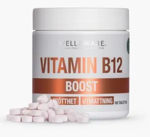 Maisto papildas WELLaware VITAMIN B12 BOOST 180 tabl.
