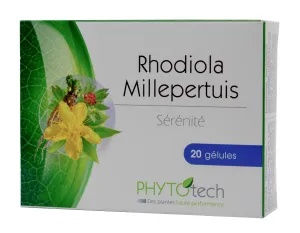 Maisto papildas gerai psichinei būklei Rausvoji radiolė ir paprastoji  jonažolė N20