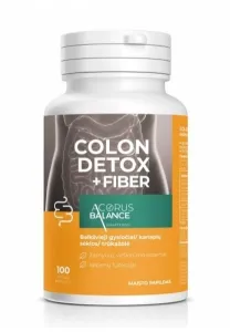 Maisto papildas Acorus Balance COLON DETOX kapsulės N100