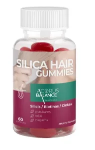 Maisto papildas Acorus Balance SILICA HAIR gummies 2.5g guminukai N60